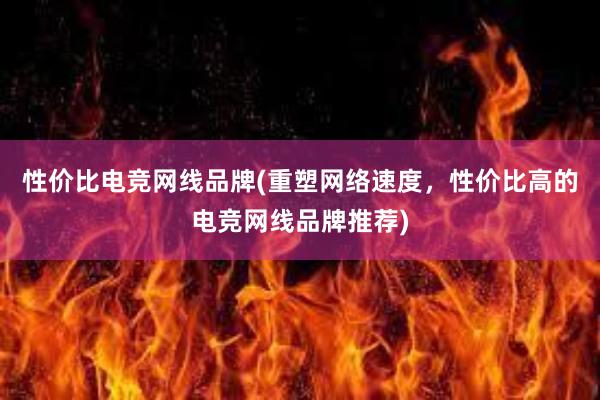 性价比电竞网线品牌(重塑网络速度，性价比高的电竞网线品牌推荐)