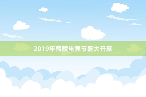 2019年醴陵电竞节盛大开幕