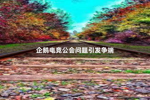 企鹅电竞公会问题引发争端